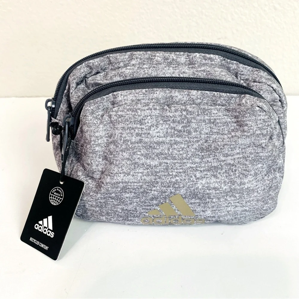 Adidas Grey Must Have Waist Pack 6” x 3.5” x 8”